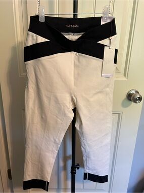 NWT Calia Black & White Cropped workout leggings